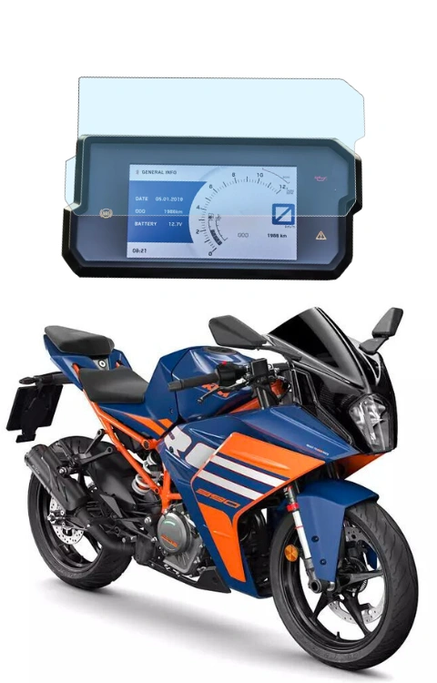 Screen Protector Compatible with KTM RC 390 Bs6 New Model